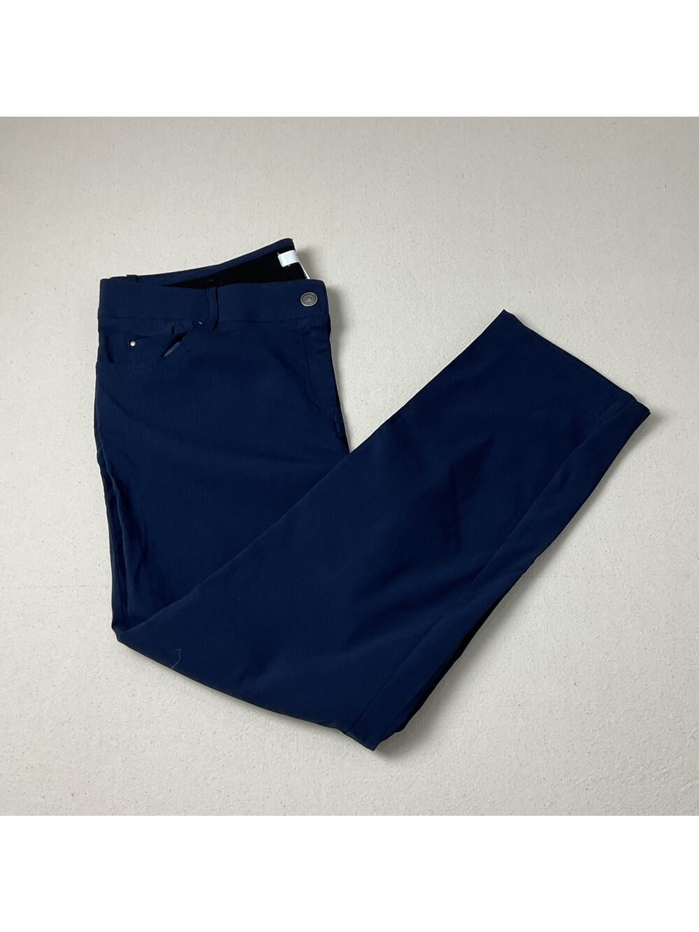 89TH Madison Dark Blue Classic Pants Womens 16